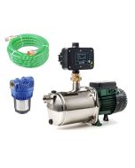 DAB JetInox 132 M + DAB Control-D mit Ansaugschlauch 7 Meter und Vorfilter